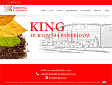 Tablet Screenshot of kinghurt.pl